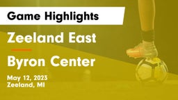 Zeeland East  vs Byron Center  Game Highlights - May 12, 2023