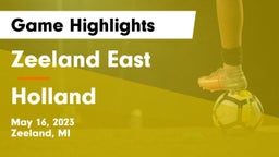 Zeeland East  vs Holland  Game Highlights - May 16, 2023