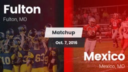 Matchup: Fulton vs. Mexico  2016