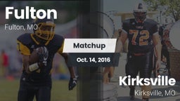Matchup: Fulton vs. Kirksville  2016