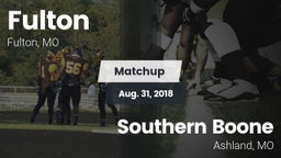 Matchup: Fulton vs. Southern Boone  2018