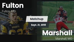 Matchup: Fulton vs. Marshall  2018