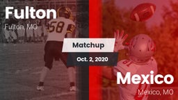 Matchup: Fulton vs. Mexico  2020