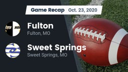 Recap: Fulton  vs. Sweet Springs  2020