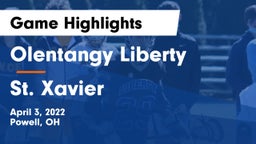 Olentangy Liberty  vs St. Xavier  Game Highlights - April 3, 2022