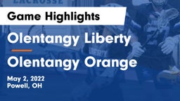 Olentangy Liberty  vs Olentangy Orange  Game Highlights - May 2, 2022