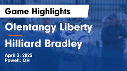Olentangy Liberty  vs Hilliard Bradley  Game Highlights - April 3, 2023