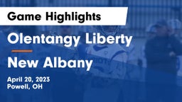 Olentangy Liberty  vs New Albany  Game Highlights - April 20, 2023