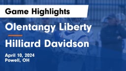 Olentangy Liberty  vs Hilliard Davidson  Game Highlights - April 10, 2024