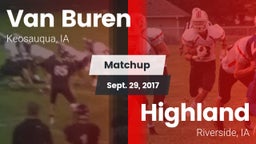 Matchup: Van Buren vs. Highland  2017