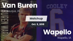 Matchup: Van Buren vs. Wapello  2018