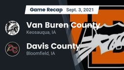 Recap: Van Buren County  vs. Davis County  2021