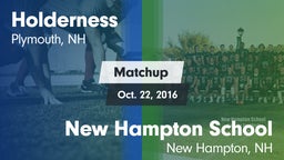 Matchup: Holderness High vs. New Hampton School  2016