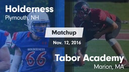 Matchup: Holderness High vs. Tabor Academy  2016