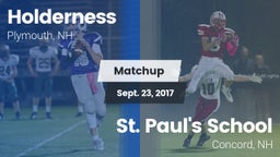 Matchup: Holderness High vs. St. Paul's School 2017
