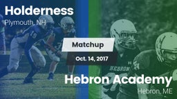 Matchup: Holderness High vs. Hebron Academy  2017