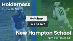 Matchup: Holderness High vs. New Hampton School  2017