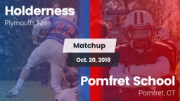 Matchup: Holderness High vs. Pomfret School 2018