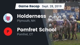 Recap: Holderness  vs. Pomfret School 2019