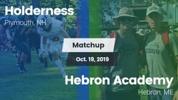 Matchup: Holderness High vs. Hebron Academy  2019