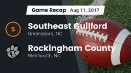 Recap: Southeast Guilford  vs. Rockingham County  2017