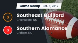 Recap: Southeast Guilford  vs. Southern Alamance  2017