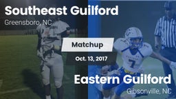 Matchup: Southeast Guilford vs. Eastern Guilford  2017