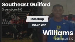 Matchup: Southeast Guilford vs. Williams  2017