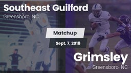 Matchup: Southeast Guilford vs. Grimsley  2018