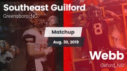 Matchup: Southeast Guilford vs. Webb  2019