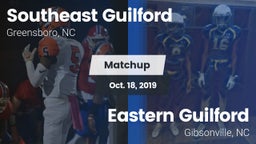 Matchup: Southeast Guilford vs. Eastern Guilford  2019