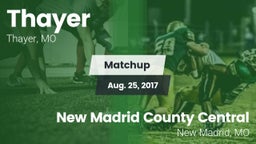 Matchup: Thayer vs. New Madrid County Central  2017