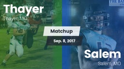 Matchup: Thayer vs. Salem  2017