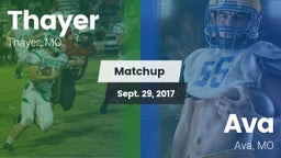 Matchup: Thayer vs. Ava  2017
