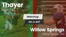 Matchup: Thayer vs. Willow Springs  2017