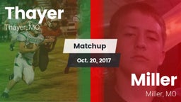 Matchup: Thayer vs. Miller  2017