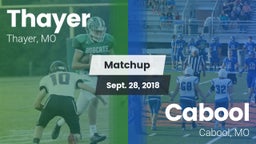 Matchup: Thayer vs. Cabool  2018