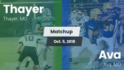 Matchup: Thayer vs. Ava  2018