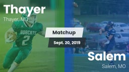 Matchup: Thayer vs. Salem  2019
