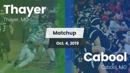 Matchup: Thayer vs. Cabool  2019