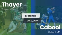 Matchup: Thayer vs. Cabool  2020
