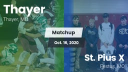 Matchup: Thayer vs. St. Pius X  2020
