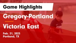 Gregory-Portland  vs Victoria East  Game Highlights - Feb. 21, 2023