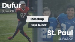 Matchup: Dufur vs. St. Paul  2019