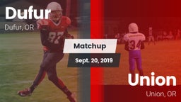 Matchup: Dufur vs. Union  2019