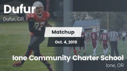 Matchup: Dufur vs. Ione Community Charter School 2019