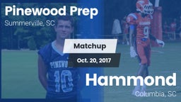 Matchup: Pinewood Prep vs. Hammond  2017