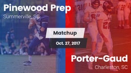 Matchup: Pinewood Prep vs. Porter-Gaud  2017