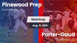 Matchup: Pinewood Prep vs. Porter-Gaud  2018