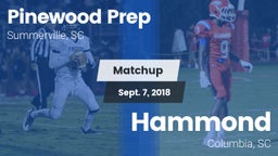 Matchup: Pinewood Prep vs. Hammond  2018